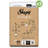 Sleepy Ecologic Süper Paket Külot Bez 3 Numara Midi 112'li