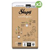 Sleepy Ecologic Avantajlı Paket Külot Bez 4 Numara Maxi 144'lü