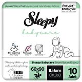 Sleepy Babycare Bebek Bakım Örtüsü 60x90 cm 10 Adet