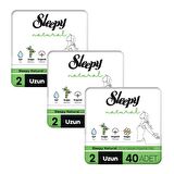 Sleepy Natural Ultra Hassas Hijyenik Ped Mega Fırsat Paketi Uzun 120 Adet