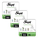 Sleepy Natural Ultra Hassas Hijyenik Ped Mega Fırsat Paketi Gece 108 Adet