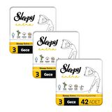 Sleepy Extra Ultra İnce Hijyenik Ped Mega Fırsat Paketi Gece 126 Adet