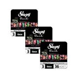 Sleepy Black Premium Plus Hijyenik Ped Mega Fırsat Paketi Gece 108 Adet