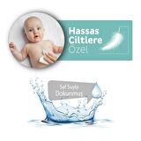 XL Beyaz Sabun Kokulu Bebek Vücut Temizleme Havlusu 6x50 (300 Yaprak)