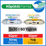 Sleepy Easy Clean Süper Yağ Çözücü&Kireç Sökücü Yüzey Temizlik Havlusu&Mendili 2x30 (60 Yaprak)