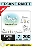 Sleepy Bio Natural Premium Plus Efsane Paket Bebek Bezi 7 Numara Xxlarge 200 Adet
