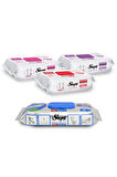 Sleepy Easy Clean Çiçek Serisi&Süper Kireç Sökücü Yüzey Temizlik Havlusu&Mendili(3x100+30)