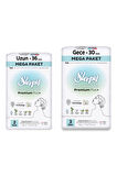 Sleepy Bio Natural Premium Plus Hijyenik Ped Mega Paket Uzun 36 Adet+Gece 30 Adet+Cüzdan Hediyeli