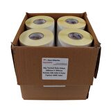 Kargo Etiketi Eko Termal Etiket 100mm x 100mm Ruloda 500 Adet Toplam 4000 Adet 8 Rulo 40mm Kuka Çapında