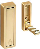 Microcase Çinko Kaplama Bas Açıl Pratik Askılık Anahtar Şapka Eşya Havlu vb Askılık - GRİ AL5181 1 ADET