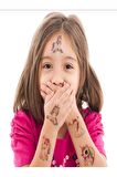 Unicorn U4 Bebek Çocuk Sticker Etiket Makyaj Geçici Dövme