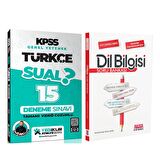 Yediiklim KPSS Sual Türkçe Deneme ve AKM Dil Bilgisi Soru Bankası Seti 2 Kitap
