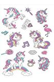 Unicorn U7 Bebek Çocuk Sticker Etiket Makyaj Geçici Dövme