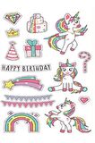 Unicorn U8 Bebek Çocuk Sticker Etiket Makyaj Geçici Dövme