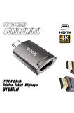 Type-C Hdmi Çevirici Dönüştürücü 4K Görüntü Aktarımı Adaptör Telefon Tablet Uyumlu