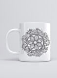 UADAC MANDALA BLACK 03 KUPA MUG