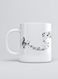 UADAC MÜZİK MUSİC NOTES KUPA MUG