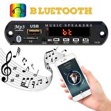 EU-01 Hyundai Serisi Bluetoothlu Araç Oto Teyp Aux Usb/Sd/Tf Çevirici Dönüştürücü Board Modülatör 12 Volt