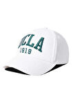 BALLARD Beyaz Yeşil Baseball Cap Nakışlı - Unisex Şapka