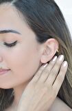 Üçgen Piercing Tragus Helix Kıkırdak Küpesi