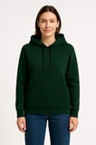 Üç İplik Kapüşonlu Kanguru Çepli SweatShirt Hoodie - Haki
