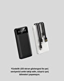 20.000 mAh 4 Çıkışlı LED Göstergeli Hızlı Şarj Powerbank