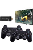 Game Stick El Atarisi 2.4g Kablosuz Çift Kol Oyunlar 4k Game Stick 3500 Oyunlu Atari Uyumlu