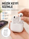 Yeni Nesil Bluetooth Kulaklık Beyaz Çağrı Cevaplayabilen Kablosuz Yeni Nesil -