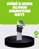 9 Parça Alyan Anahtar Seti Bisiklet Mobilya ve Otomotiv Uyumlu -