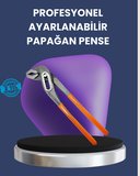 Ayarlanabilir Papağan Pense Çelik Gövde Profesyonel Kurbağacık -
