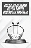 Bluetooth Kulaklık 120 Saat Kullanım Süresi Boyun Askılı Bluetooth Kablosuz Kulaklık