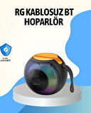 RGB Led Işıklı Güçlü Baslı Kablosuz Hoparlör
