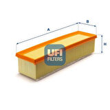 Ufı 30.A68.00 Hava Filtresi C Serısı W205-Om626 C180-C200 Bluetec 13