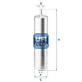 Ufı 31.926.01 Yakıt Filtresi N 47 F-20-30 B-36