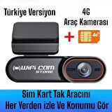 Sim Kart Destekli Araç Kamerası GPS Ve Konum Özelliği