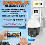 AOV 7/24 4G Solar Kamera Geceyi Gündüz Gösteren Teknoloji