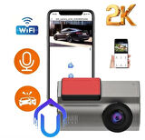 Dahili Wifi Ekranlı 2K Araç Kamerası
