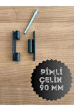 PVC Pimapen Kapı Pencere Menteşesi Çelik 90mm