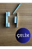 PVC Pimapen Kapı Pencere Menteşesi Çelik 90mm