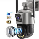 4G Modemli Kamera 2si Bir Arada Üretim 36X Optik Zoom Solar Kamera