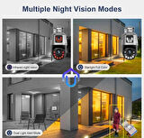 İcsee 6 MP Çift Kameralı 36X Optik Zoom Büyük Kasa PTZ Wifi Kamera
