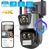 İcsee Polis Çakar Işıklı Zoomlu WİFİ Kamera