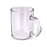 Süblimasyon Şeffaf Cam Kupa Bardak - Kişiye Özel