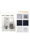 Menfez 35x35 Cm Banyo / Wc Havalandırma Menfezi / Plastik Beyaz Renk