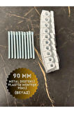 PVC Pimapen Kapı Menteşesi Plastik Metal Destekli 90mm