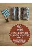 PVC Pimapen Kapı Menteşesi Plastik Metal Destekli 90mm