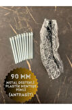 PVC Pimapen Kapı Menteşesi Plastik Metal Destekli 90mm