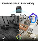 PIR Sensörlü Mikro Şarjlı 1080P Full HD WiFi Kamera - Hayalet Kızılötesi Gece Görüşlü 4G SIMKARTLI