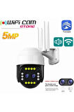 Yoosee Yazılımlı 5mp 1080p Full Hd Çift Lensli Ptz Güvenlik Kamerası