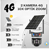 4G Çift Kameralı 3 Lensli 10X Hibrit Zoom Solar Kamera